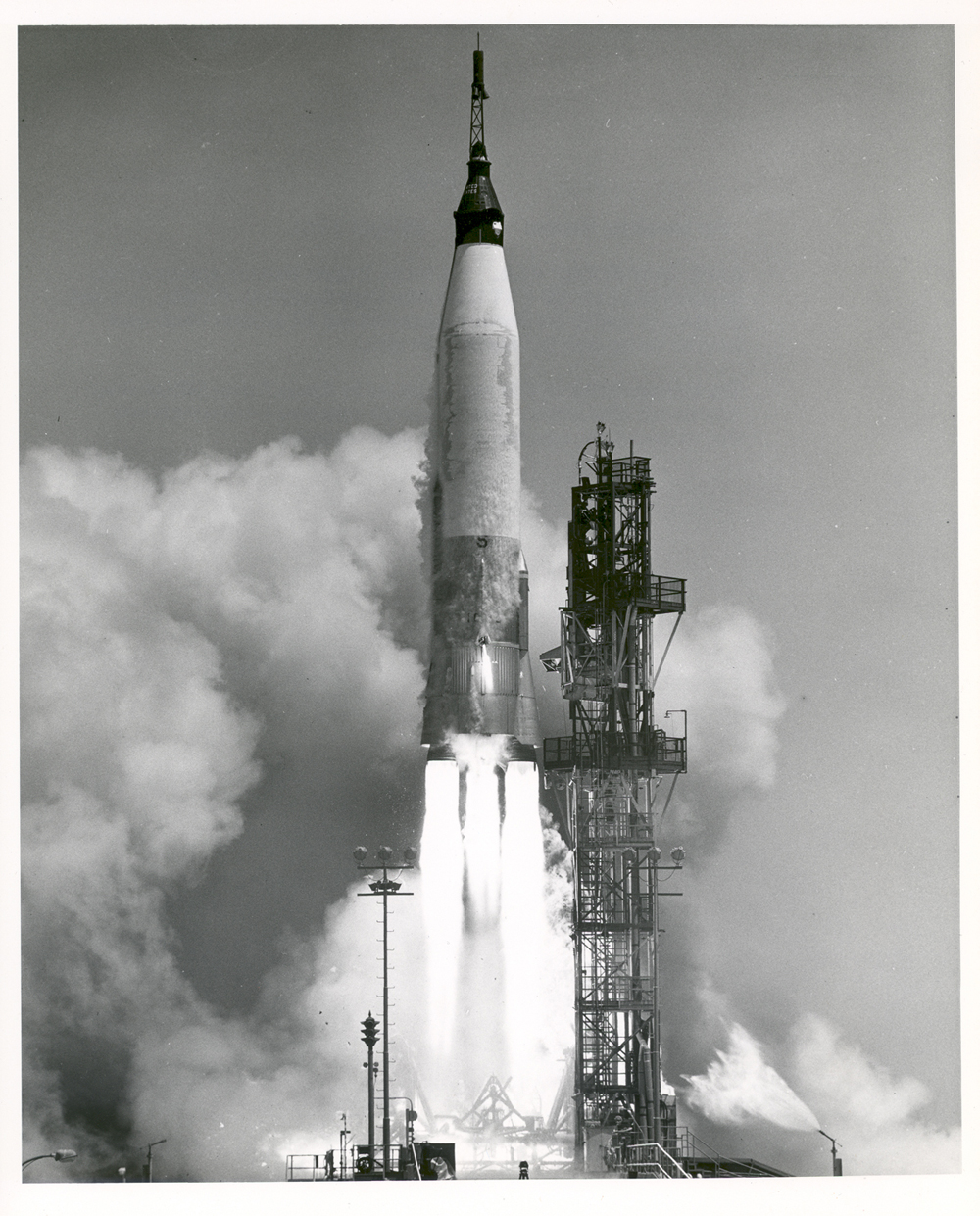 Space History Photo: Mercury-Atlas Test Launch Failure